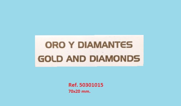 Cartel Oro y Diamantes